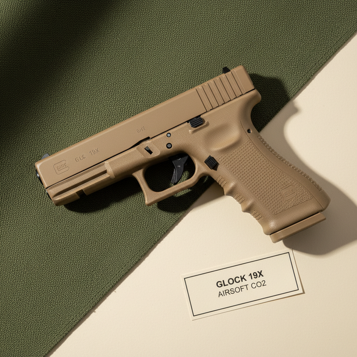 Umarex Glock 19X CO2 BB Air Pistol - Military Olive & Cream product image