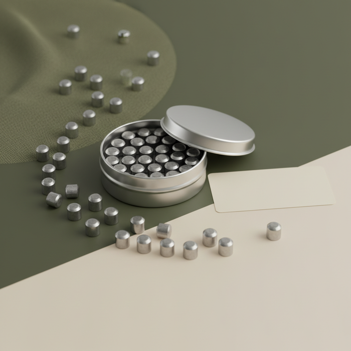 4.5mm Diabolo Airgun Pellets - Military Olive & Cream product image