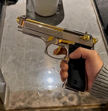 Beretta 92 FS Gold & Chrome Edition CO2 Air alt view