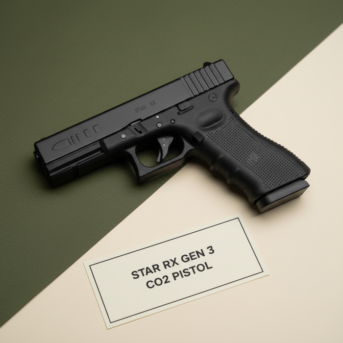 Star RX Gen 3 CO2 Air Pistol - Military Olive & Cream product image